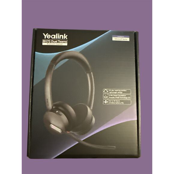 Yealink BH70 Dual Teams Bluetooth Headset with USB-A Dongle, 35hr battery - Picture 6 of 16